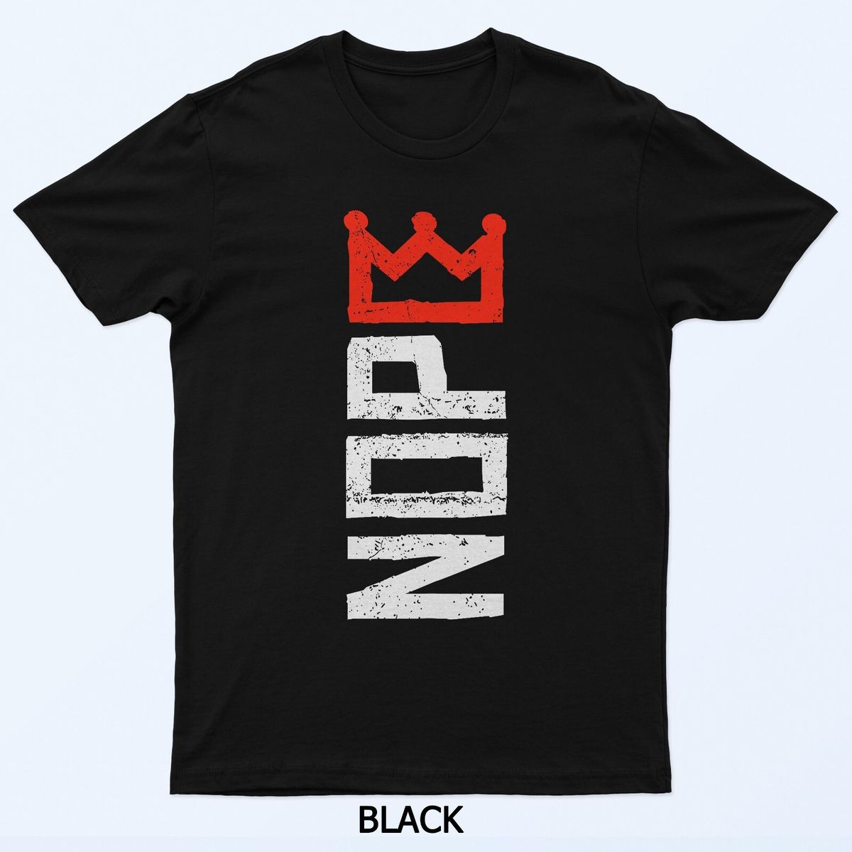 No Kings Protest Sign Vertical T-Shirt Mens Womens Tees Top_viptrois.com