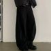 Washed Brown Jeans Men's Trendy Silhouette Casual Versatile Wide Leg Loose Curved Pants_viptrois.com
