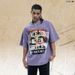 American Street Style Vintage Washed 300g Loose Casual Short Sleeve T-Shirt Versatile Unisex Top_viptrois.com