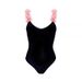 Family Clothes Family women children one-piece swimsuit solid color petal bikini bikini_viptrois.com