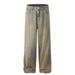 Waste Land Tie-Dye Vintage Dirty Jeans For Men Street Style Punk Washed Gradient Loose Straight Long Pants_viptrois.com