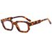 Women's Eyewear Frames Personalized Square Flat Glasses Retro And Versatile High End Anti Blue Light Glasses Niche Comfortable Glasses Frame_viptrois.com