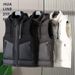 Men's Clothing Fashionable Men's Cotton Vest Wholesale Winter Men's Clothing New Style Detachable Hat Men's Cotton Waistcoat Outer Wear Vest Men_viptrois.com