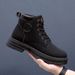 European Warm Series 2025 New Autumn Men's Classic Fashion Wear-resistant Waterproof High-top Martin Soft Sole Workwear Non-slip Yellow Boots_viptrois.com