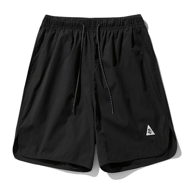 Men's Clothing Hem Arc Slit Design Functional Sports Shorts_viptrois.com