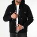 Men's Fleece Hooded Jacket – Winter Warm Button-Up Outerwear, Casual Plaid Zip-Front Coat With Multiple Fastenings_viptrois.com