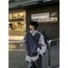 Pure Two-Piece Sweater Patchwork Turn-Down Collar Striped Men's Autumn American Retro Loose Casual Long Sleeve Shirt_viptrois.com