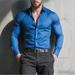 2025 Spring White Shirt Men's Long Sleeve Formal Shirt Men's Casual Business_viptrois.com