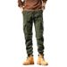 Men's Workwear Pants - Relaxed Fit Straight Leg Cargo Pants With Multi-Pockets, Retro Style, Comfortable For Daily Wear_viptrois.com