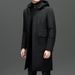Mid-Length Cotton Jacket With Detachable Hat 2025 Winter New Business Loose Stylish Warm Coat For Men_viptrois.com