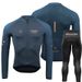 Men's Clothing New Autumn Long Sleeved Cycling Men's Cycling Clothes Road Racing Clothing Cycling Clothes Suit Milk Silk_viptrois.com
