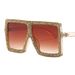New Luxury Diamond Studded Large Square Frame Women's Sunglasses Sun Protection Glasses Exquisite Shiny Gravel Fashion Sunglasses_viptrois.com