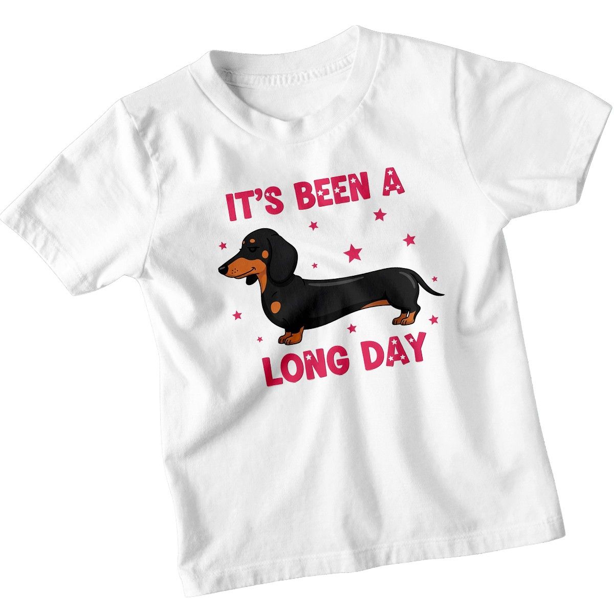 Its Been A Long Day Dachshund Dogs 100% Cotton T-shirt Mens Tees Top Funny Animal Tee_viptrois.com
