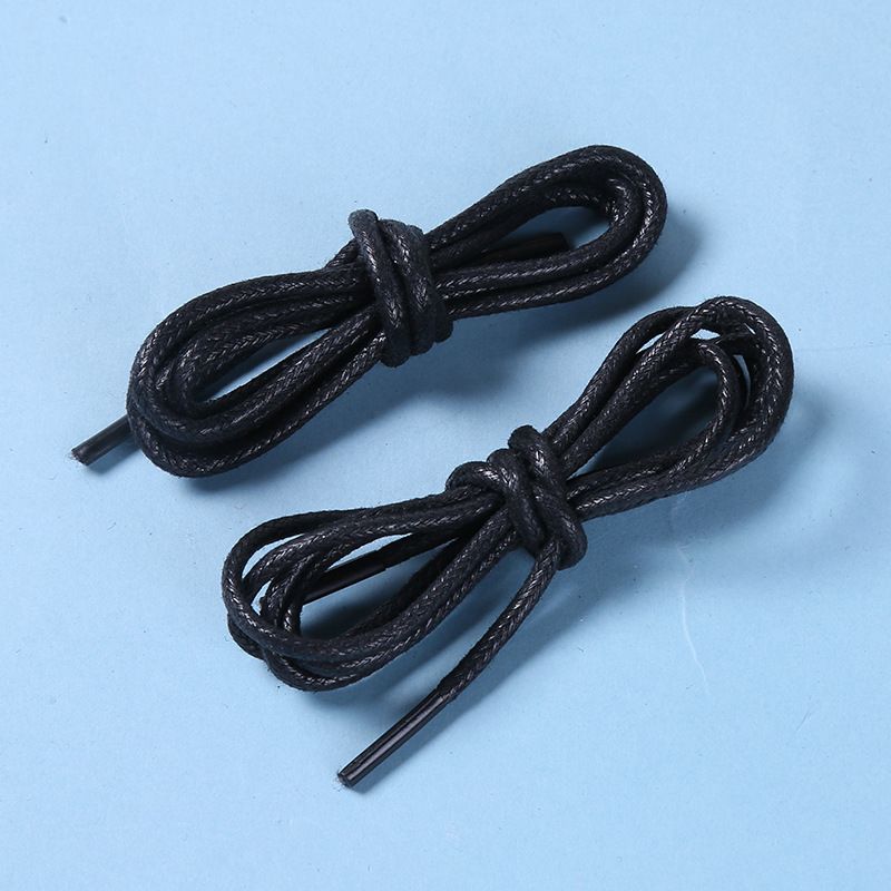 Shoe Accessories round shoelaces wholesale men's and women's Martin boots British business casual long and short versatile black and white shoelaces_viptrois.com