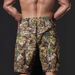 Men's Clothing Camouflage Corduroy Shorts High Quality Outdoor Leisure Sports High Street Shorts_viptrois.com