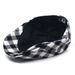 British Style Plaid Fashion Beret Men's Baseball Women's Forward Cap Casual Hat_viptrois.com