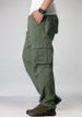 Men's Clothing Cargo Pants With 6 Pockets, Cotton Workwear Trousers, Relaxed Fit, Straight Leg, Military Green, Navy, Black - Casual & Outdoor Use_viptrois.com