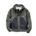 Men's Clothing Men's Premium Workwear Hooded Color-Block Jacket With Pockets - Waterproof Windbreaker For Youth & Casual Wear_viptrois.com