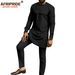 Men's clothing African national printing batik men's casual set_viptrois.com