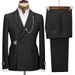 Men's Clothing European And American Foreign Trade Business Casual Suits Men's Two Piece Suits Groom Best Man Wedding Banquet Dress Suits_viptrois.com
