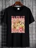 90S Vintage Hannah Montana T Shirt Crewneck Gìt For Fans Streetwear Comfortable Designer Clothes Stylish Casual Versatile Summer Soft Breathable_viptrois.com