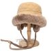 Ear Protection Fisherman Warm Lei Feng Hat, Autumn Winter New Style With Added Velvet, Thick Thickness, Small Face,_viptrois.com