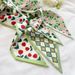 Fresh Green Floral White-Enhancing Silk For Women New Long Strip Hair Tie Decorative Small Neck Scarf_viptrois.com