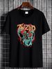 twiztid Zombie T Shirt Breathable Stylish Summer Comfortable Fashion Stretched Homme Versatile Casual Slightly Soft Top For Everyday Wear_viptrois.com