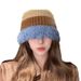 Autumn Winter Korean Edition Dopamine Mink Hair Bowl Hat, Warm Versatile Knitted Women, Thickened and Cold resistant_viptrois.com