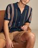 Men's Clothing Casual Hollow Knitted Polo Shirt Men's Cardigan_viptrois.com