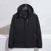 Men's Clothing Spring Jacket New Style Casual Hooded Sports Jacket Couple Outdoor Jacket Spring And Autumn Large Size Solid Color Men's Windproof_viptrois.com
