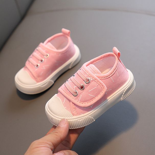 XUANMU 1-6 Years Old Children Canvas Shoes Spring Autumn Casual Low Cut Board Shoes Breathable Cotton Lining Anti-slip Wear Resistant Z0036_viptrois.com