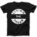 Living The Dream Slogan Funny Quote Army Military Gift Tee Black T Shirt Mens Womens Tees Top 100_viptrois.com