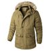 Padded Jacket Men's Jacket Large Size Men's Padded Jacket Hooded Padded Jacket Coated Top_viptrois.com