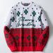 Pure Foreign Trade Cross-Border Men's Clothing European And American Autumn Winter Knitted Christmas Jacquard Loose Pullover_viptrois.com