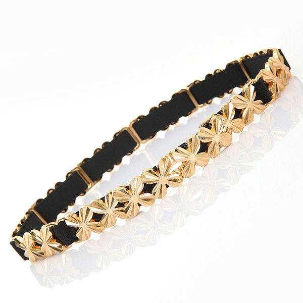 Summer Women's Metal Elastic Thin Waist Seal Decoration High-end Fashion Simple Versatile Skirt Accessory Belt_viptrois.com