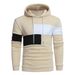 Men's Clothing autumn and winter men's fashion color matching sweatsh men's color matching hoodie hot sales_viptrois.com