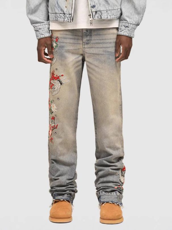 Men's Clothing High Street Cat Whisker Baggy Jeans Neutral Retro Straight Jeans Men And Women Loose Wide Legs_viptrois.com