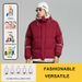Winter New Hooded Cotton Jacket Thickened Warm Trendy Casual Loose Down Jacket Outdoor Sports Breadcoat_viptrois.com