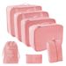 Seven Piece Storage Bag Clothes Storage Bag Portable Large Capacity Suitcase Classification Storage Clothing Bag Travel_viptrois.com