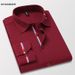 Men's Oxford Long Sleeve Shirt With Woven Tape Trim – Classic Textured Fabric & Contemporary Accent For Smart Casual Wear_viptrois.com