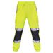 Men's Clothing Autumn And Winter New Men's Casual Pants Stitching Silver Reflective Strip Cuff Overalls_viptrois.com