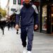 Men's Casual Hooded Sweatshirt & Joggers Set - Winter Warm Fleece Loungewear, Relaxed Fit, Streetwear Outfit For Outdoor & Daily Wear_viptrois.com