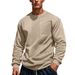 European And Independent Station Autumn Winter New American High Street Amekaji Corduroy Patchwork Crew Neck Men's_viptrois.com