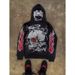 Y2K Dark Streetwear Zip-Up Hoodie – Oversized Unisex Graphic Sweatshirt With 3D Print (S-3XL, Black/Purple)_viptrois.com