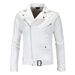 Casual Men Jacket Slim Fit PU Leather Solid Color Coat With Diagonal Zipper Belt Adjustment Windproof Coat For Daily Wear_viptrois.com
