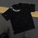 Cotton-textured American Sequined Starry Sky Design T-shirt Half-sleeved Top 2025 Summer New Loose And Heavyweight Top_viptrois.com