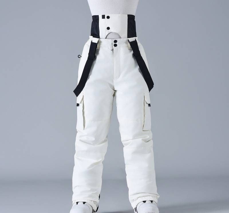 Unisex Waterproof Ski Pants With Suspenders - Windproof & Thermal Insulated For Snowboarding & Skiing - 7 Trendy Colors_viptrois.com