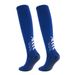 Blue Thickened Towel Bottom Football Socks Men Women High Tube Over Knee Shock Absorption Sweat Absorbent Long Tube Socks_viptrois.com