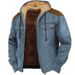 Men’s & Women’s Hooded Sweatshirt, Fleece-Lined Pullover With 3D Digital Print & Brown Inner Pocket, Oversized Zip-Up Casual Streetwear_viptrois.com